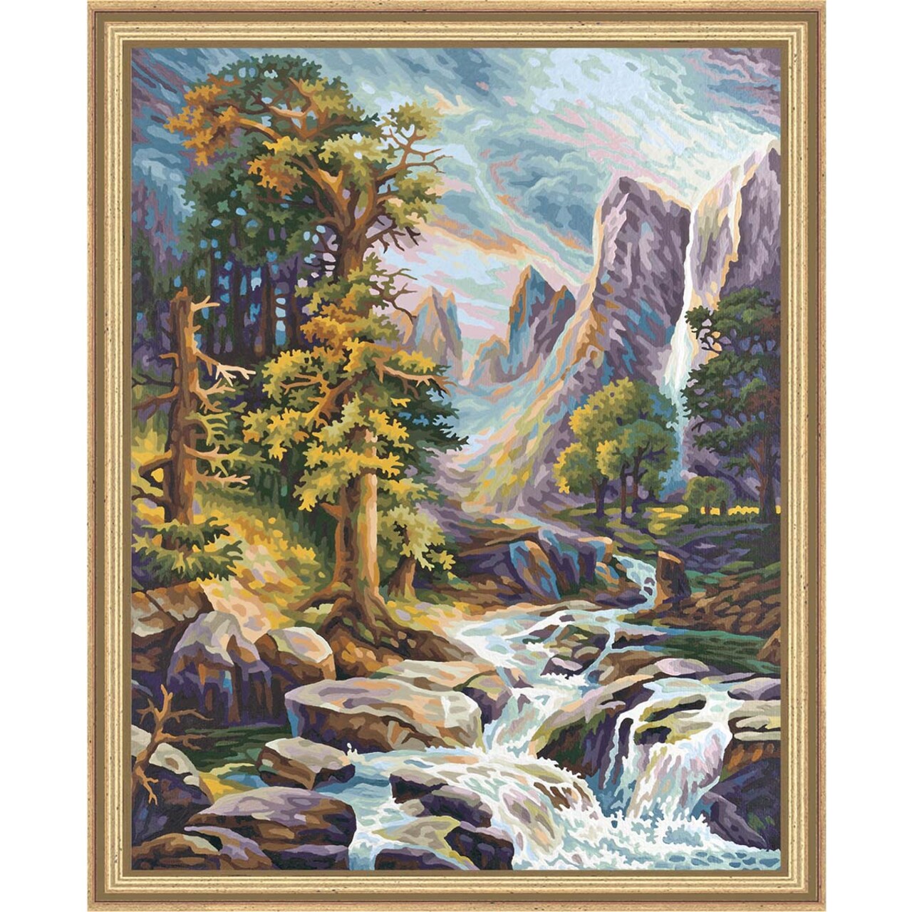 Schipper High Mountains Kit & Frame Paint-by-Number Kit